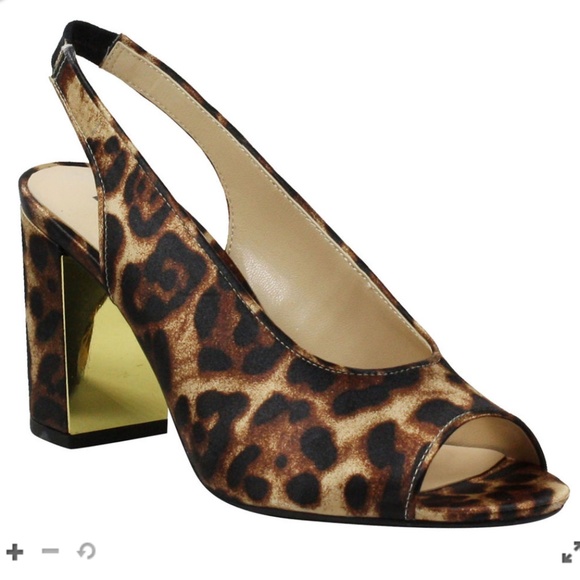 Palizzio Annalika Pumps Open Toe Block Heel 9M NWT - Picture 1 of 5